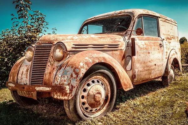 Woman with used car